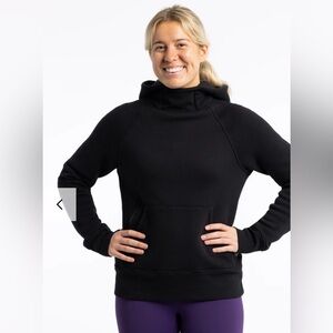 Oiselle unicorn hoodie black